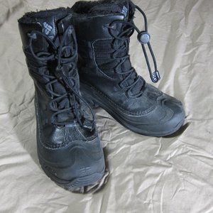 Youth Boys Black Quick Cinch Black Columbia Boots Size Youth Size 4